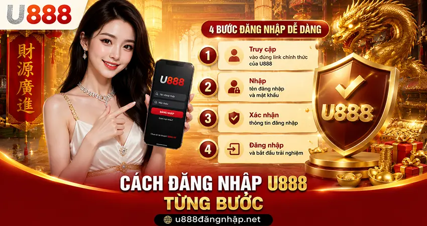 Cách Đăng Nhập U888 Từng Bước